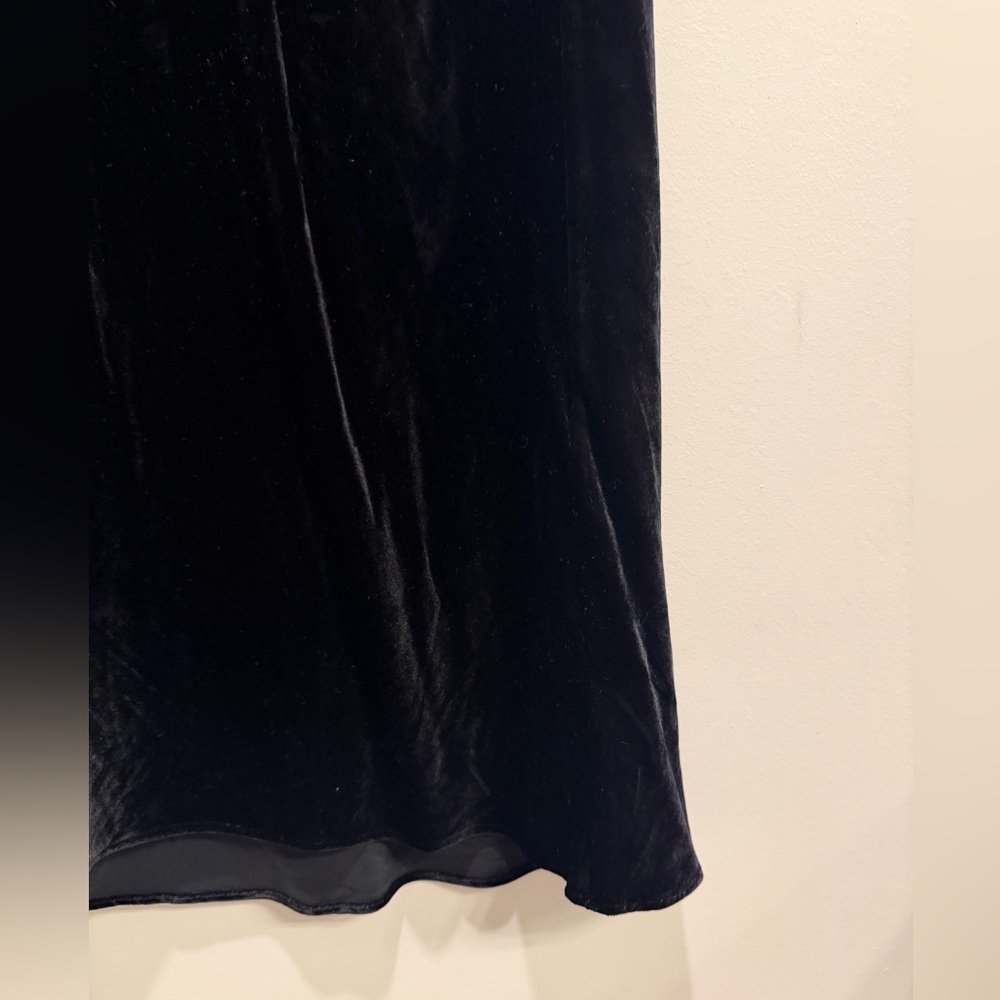 NWT Anthropologie Tilda Maxi Slip Skirt: Velvet Edition 1X - Picture 5 of 5